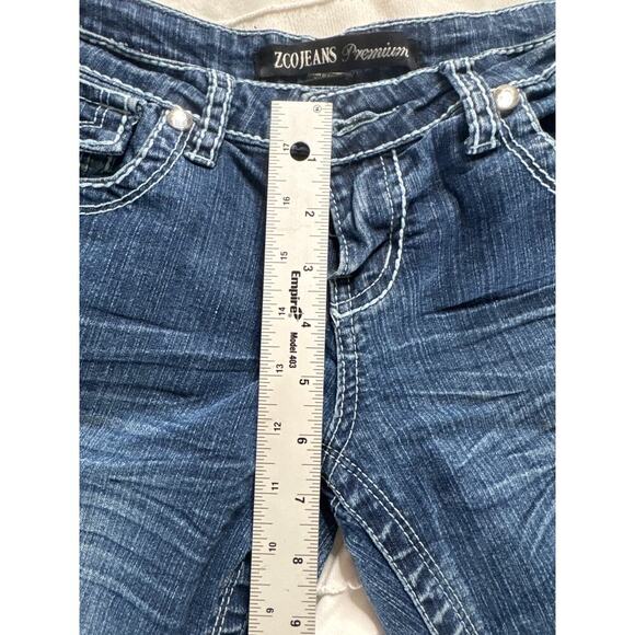 ZCO Jeans Premium Women's Bootcut Jeans Size 9 - 33" Inseam - 2000's Dark Wash - Picture 9 of 11